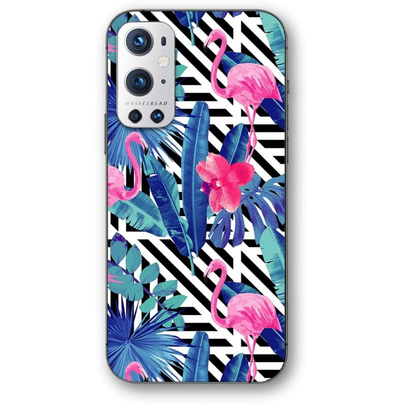 Flamingo leaves θήκη κινητού 91160 για Oneplus 9