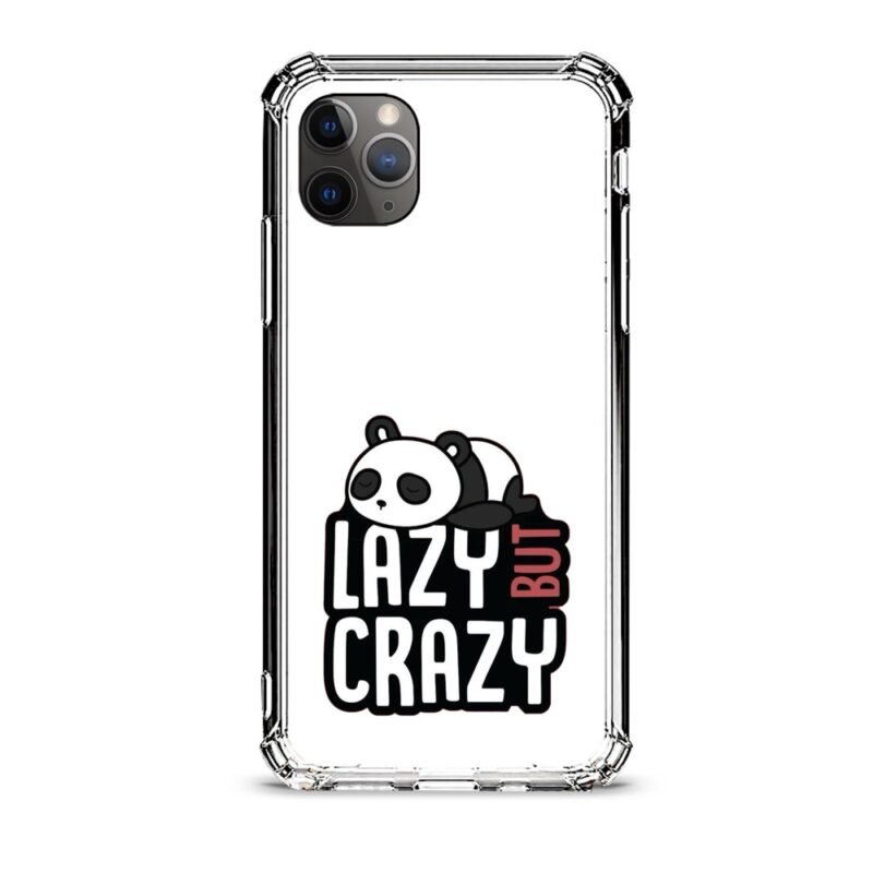 Lazy but crazy panda θήκη κινητού d1120 γιά iPhone 11 Pro Max