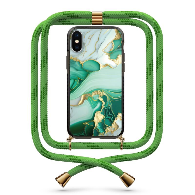 Marble θήκη κινητού με κορδόνι 9804 γιά iPhone Xs Max