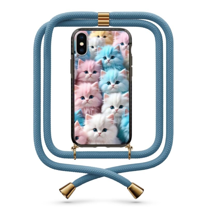Kittens θήκη κινητού με κορδόνι 9810 γιά iPhone Xs Max