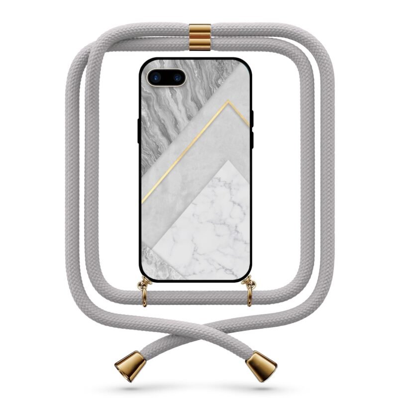 Triple marble θήκη κινητού με κορδόνι 9770 γιά iPhone 7 Plus /8 Plus