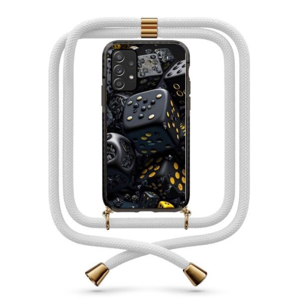 Dark dice θήκη με κορδόνι & σχέδιο 9851 για Galaxy A52