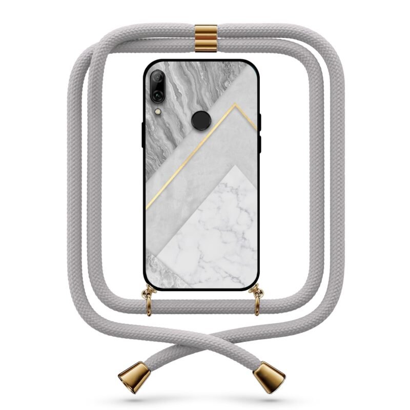 Triple marble θήκη με κορδόνι & σχέδιο 9770 για Honor 10 Lite