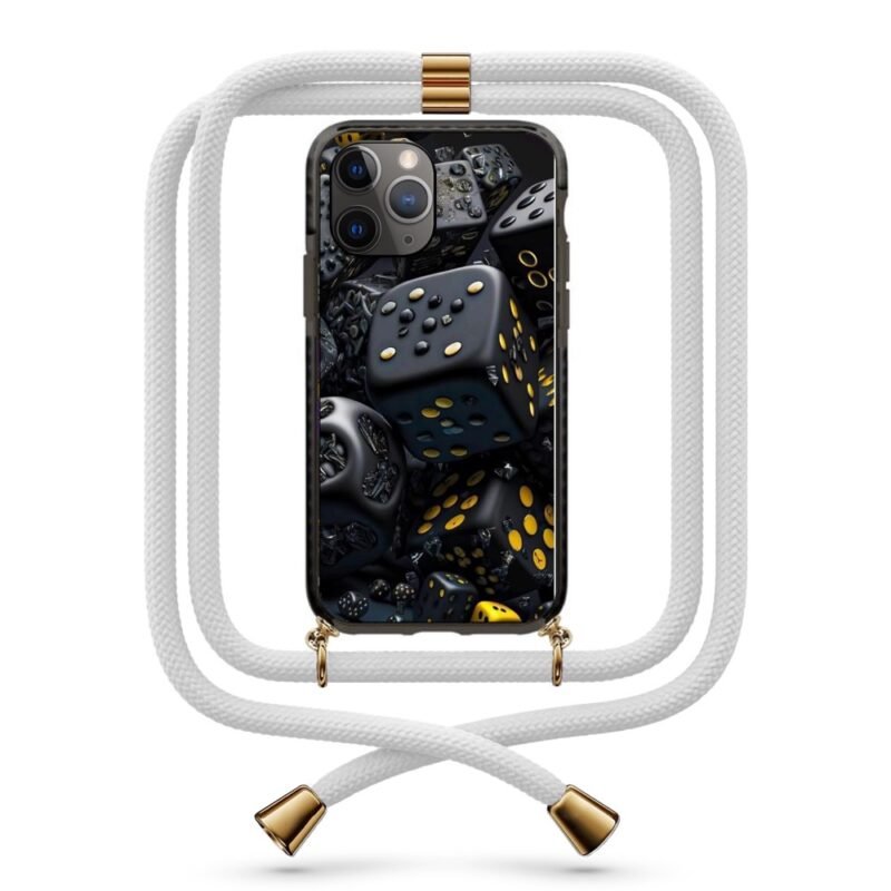 Dark dice θήκη κινητού με κορδόνι 9851 γιά iPhone 11 Pro