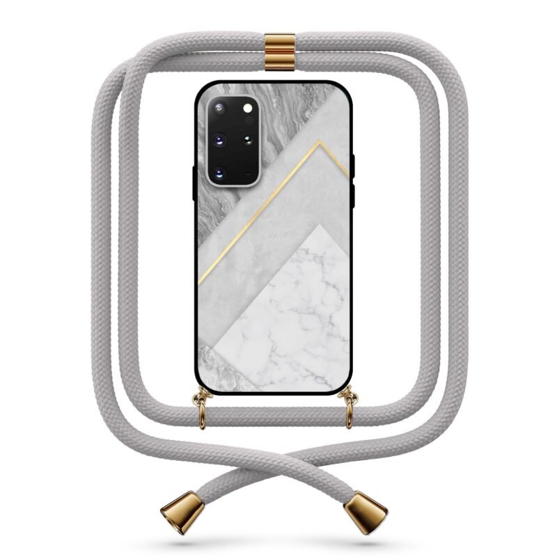 Triple marble θήκη με κορδόνι & σχέδιο 9770 για  Galaxy s20 Plus