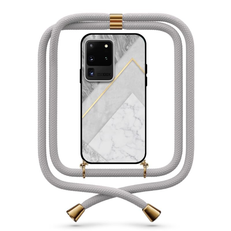 Triple marble θήκη με κορδόνι & σχέδιο 9770 για  Galaxy S20 Ultra