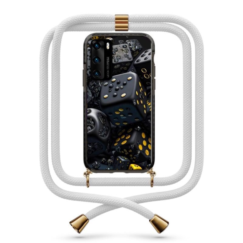 Dark dice θήκη με κορδόνι & σχέδιο 9851 για Huawei P40