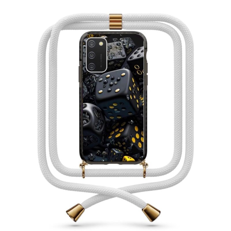 Dark dice θήκη με κορδόνι & σχέδιο 9851 για Galaxy A02S