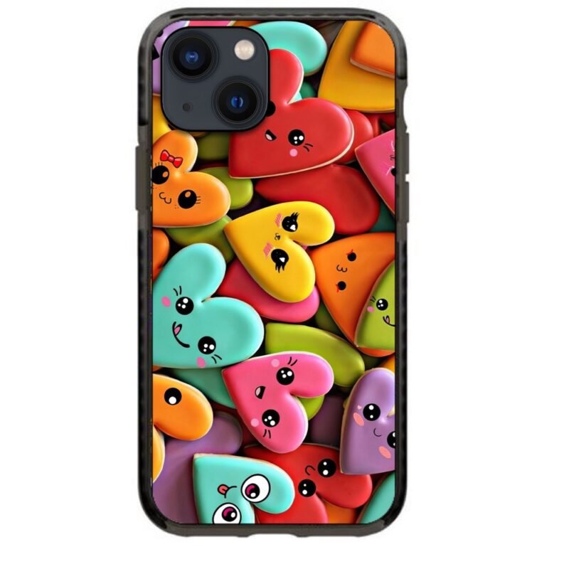 Smiley hearts θήκη κινητού 91942 γιά iPhone 15 Plus