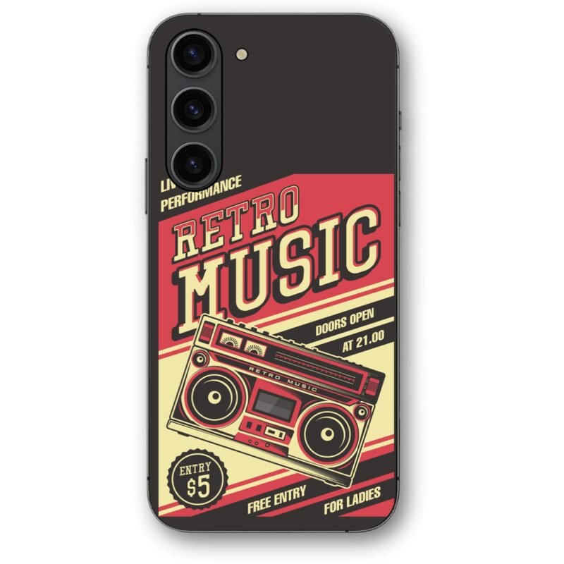 Retro music θήκη κινητού 91108 για Galaxy S24