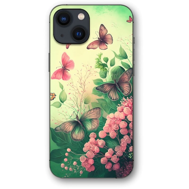 Flower butterflies θήκη κινητού 91255 γιά iPhone 14