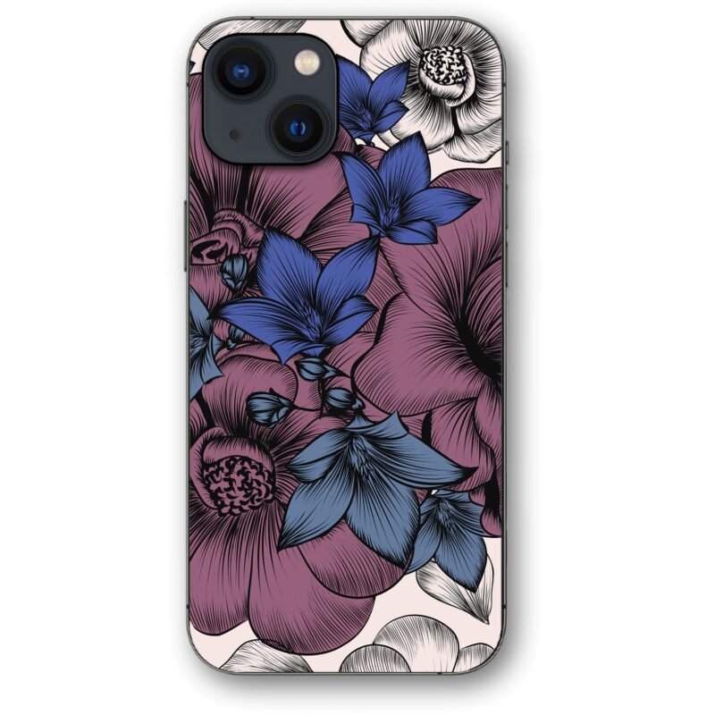 Floral θήκη κινητού 91258 γιά iPhone 14