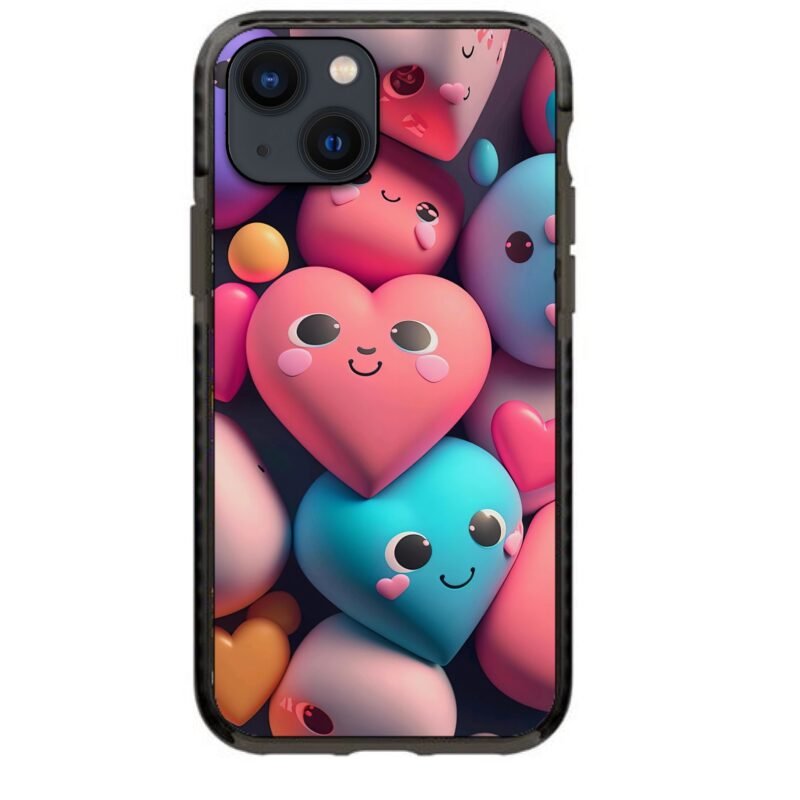 Smiley hearts θήκη κινητού 91608 γιά iPhone 14