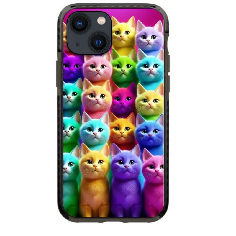 Colorful cats θήκη κινητού 91648 γιά iPhone 14