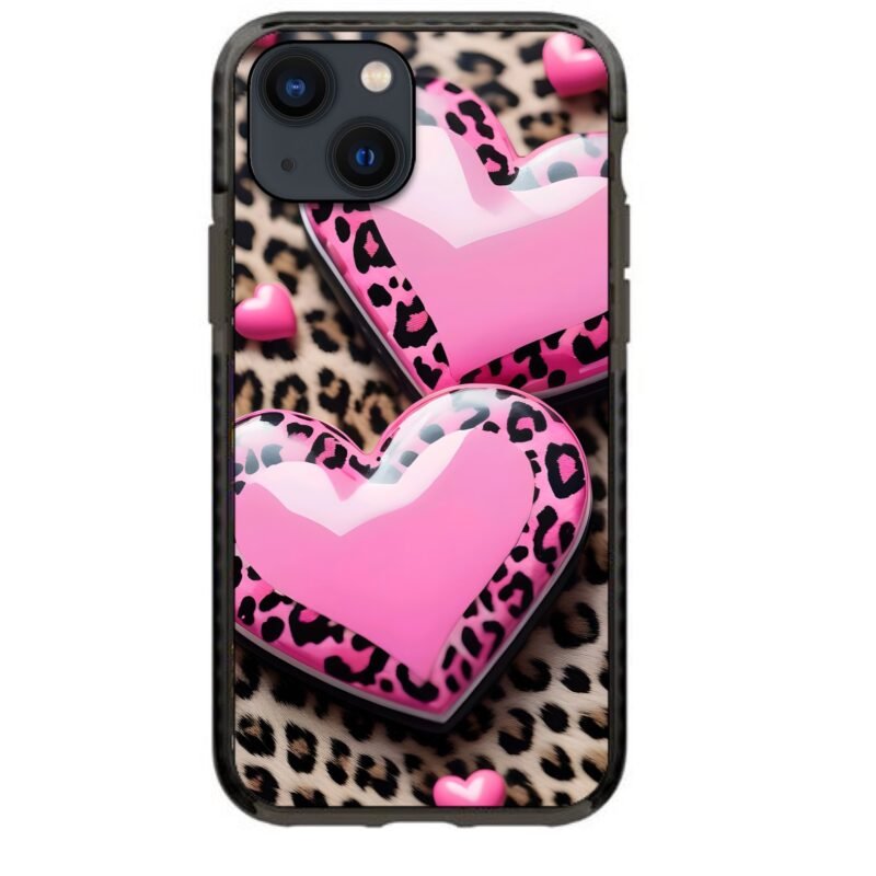 Leopard heart θήκη κινητού 91673 γιά iPhone 14