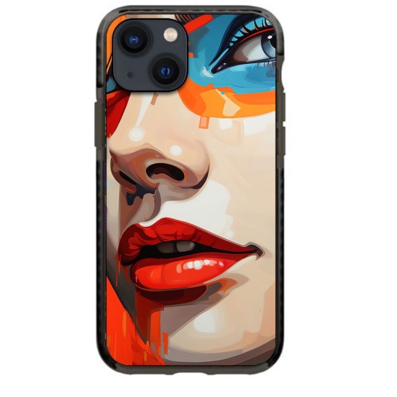 Colorful face girl θήκη κινητού 91740 γιά iPhone 14