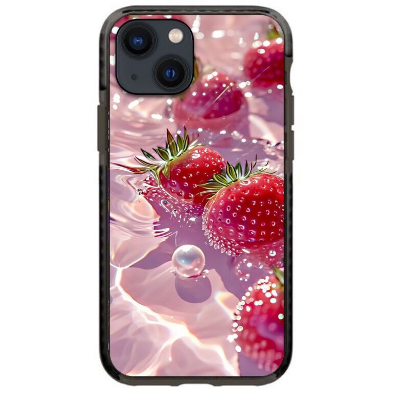 Wet strawberries θήκη κινητού 91754 γιά iPhone 14