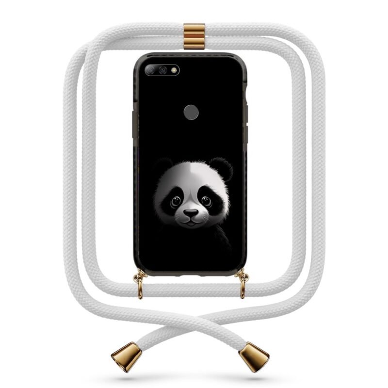 Panda θήκη με κορδόνι & σχέδιο 9852 για Huawei Y7 2018