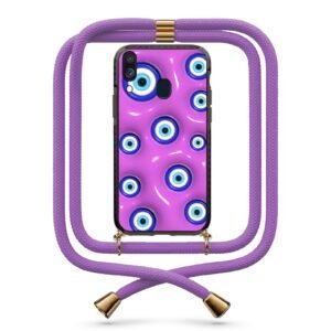 Evil eye θήκη με κορδόνι & σχέδιο 9794 για Galaxy A40