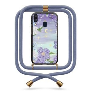 Flower art θήκη με κορδόνι & σχέδιο 9802 για Galaxy A40