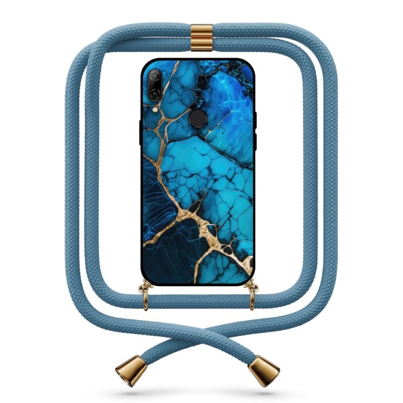Marble θήκη με κορδόνι & σχέδιο 9772 για Honor 10 Lite