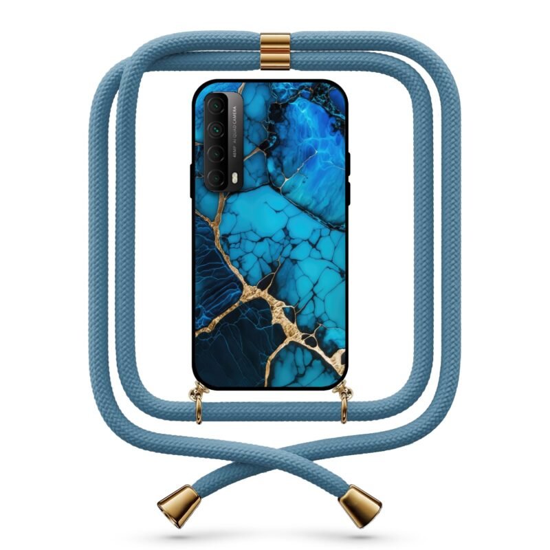 Marble θήκη με κορδόνι & σχέδιο 9772 για Huawei P Smart 2021