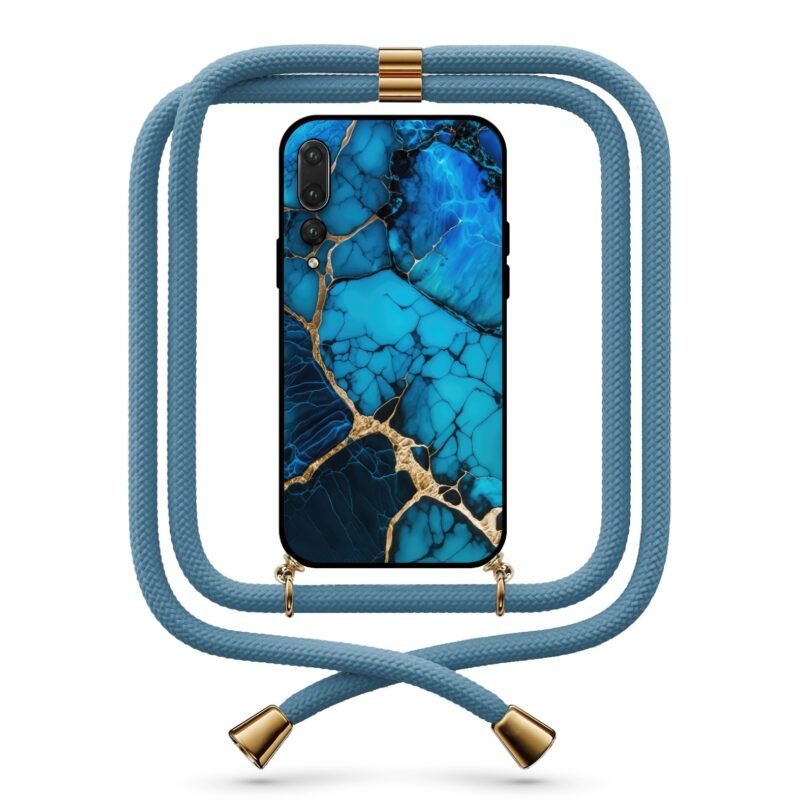 Marble θήκη με κορδόνι & σχέδιο 9772 για Huawei P20 Pro