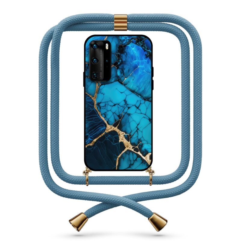Marble θήκη με κορδόνι & σχέδιο 9772 για Huawei P40 Pro