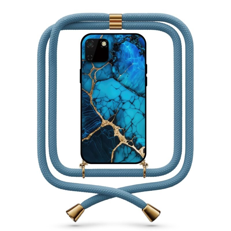 Marble θήκη με κορδόνι & σχέδιο 9772 για Huawei Y5P 2020