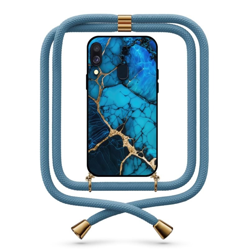 Marble θήκη με κορδόνι & σχέδιο 9772 για Galaxy A40