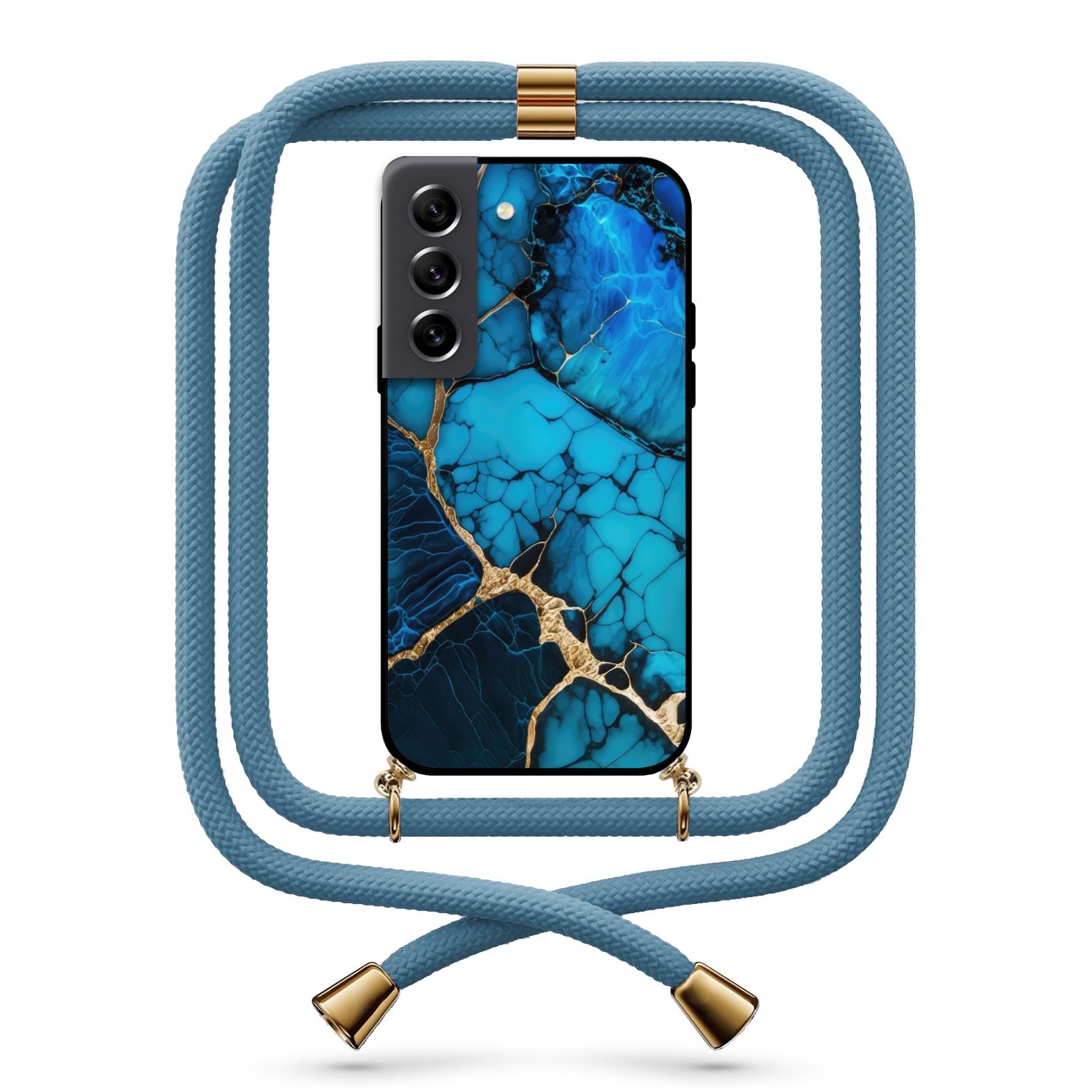 Marble θήκη με κορδόνι & σχέδιο 9772 για  Galaxy S22