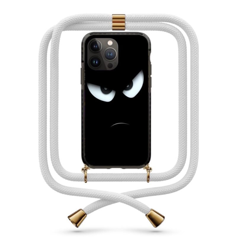 Angry face θήκη κινητού με κορδόνι 9853 γιά iPhone 15 Pro Max