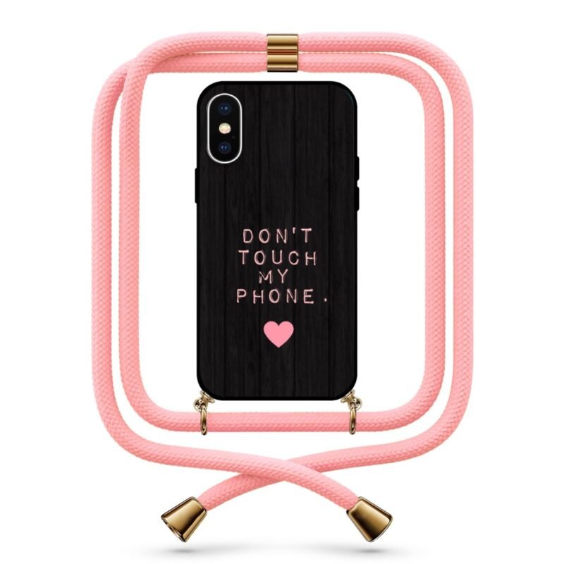 Don't touch θήκη κινητού με κορδόνι 9727 γιά iPhone Xs Max
