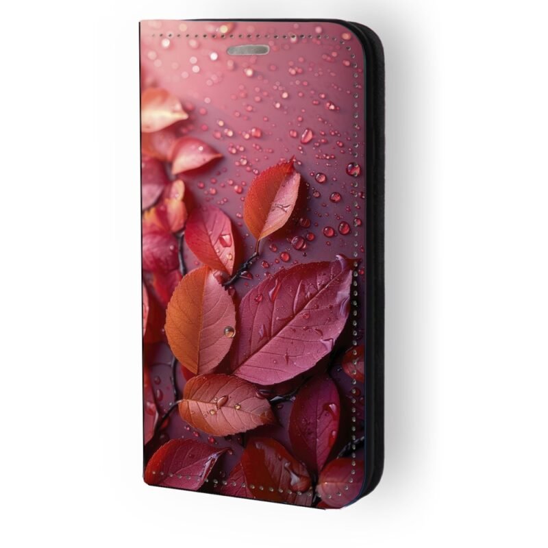 Θήκη book με σχέδιο leaves 91174 για Galaxy A52