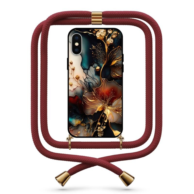 Abstract marble θήκη κινητού με κορδόνι 9773 γιά iPhone Xs Max