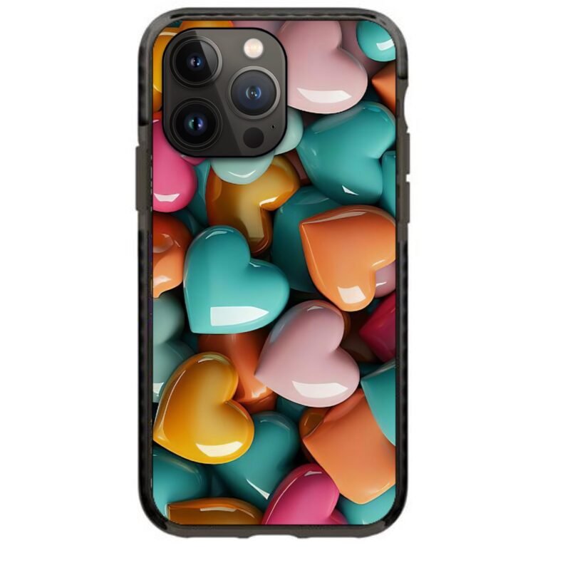 hearts θήκη κινητού 91584 γιά iPhone 14 Pro
