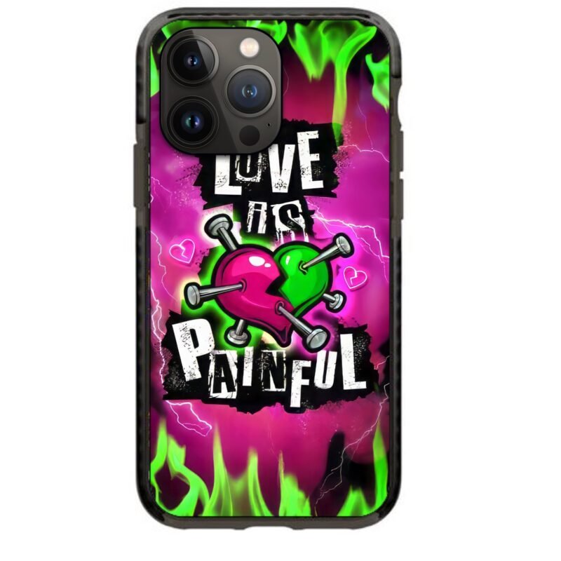 Love is painful θήκη κινητού 91713 γιά iPhone 14 Pro