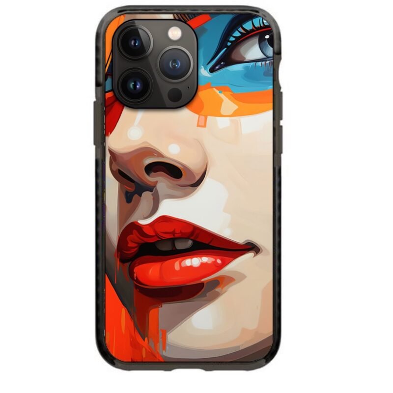 Colorful face girl θήκη κινητού 91740 γιά iPhone 14 Pro