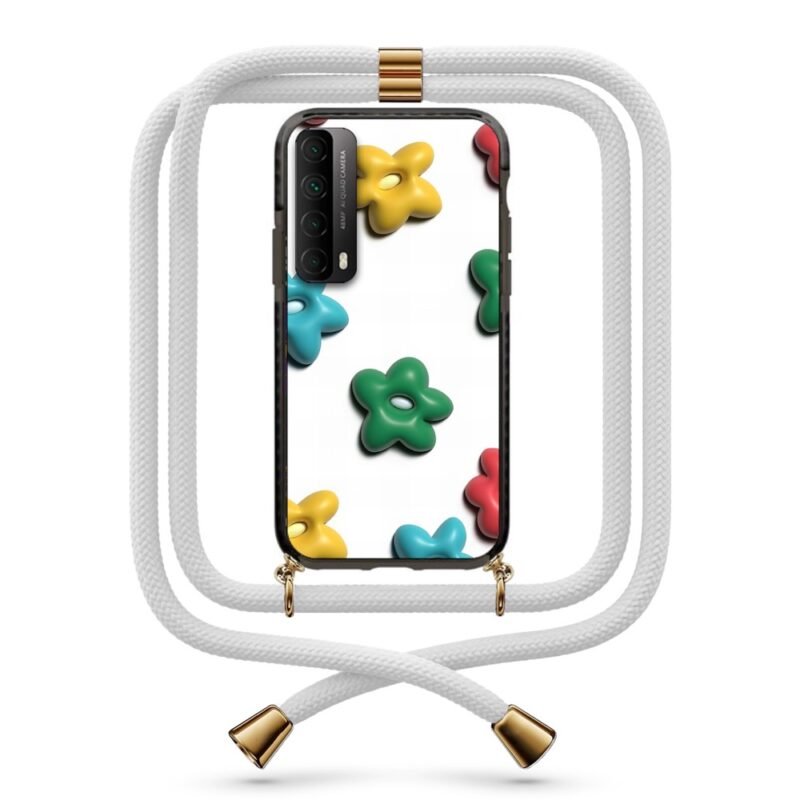 Flower pattern θήκη με κορδόνι & σχέδιο 9854 για Huawei P Smart 2021