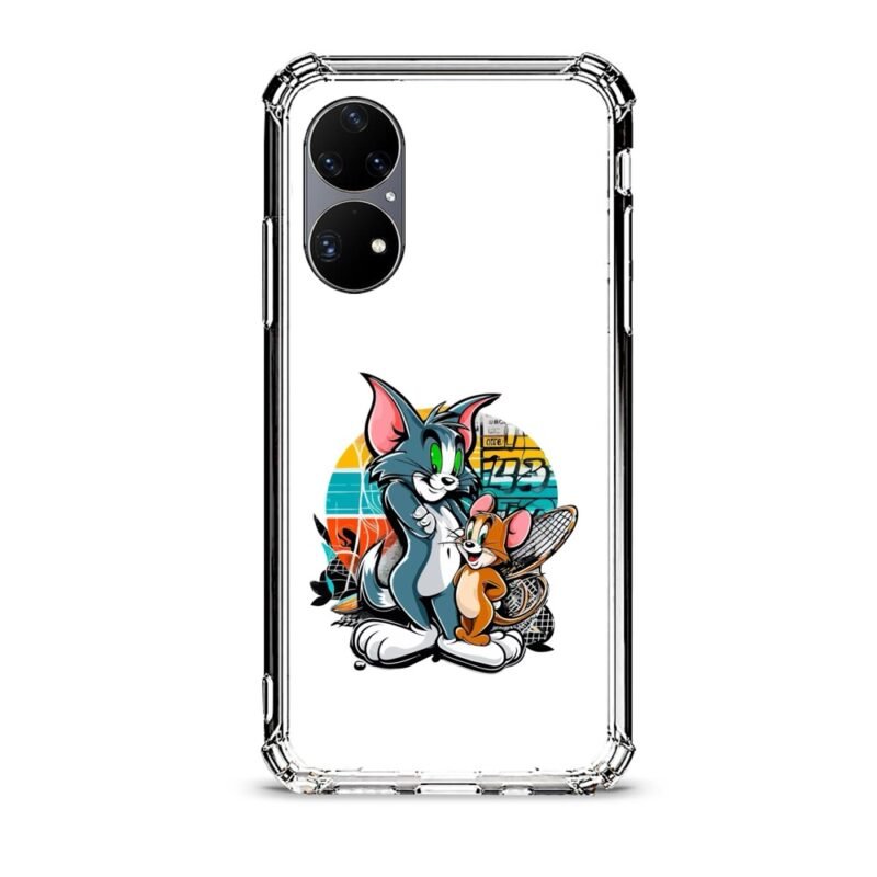 Tom & Jerry θήκη διάφανη & σχέδιο  d1066 γιά Huawei P50 Pro