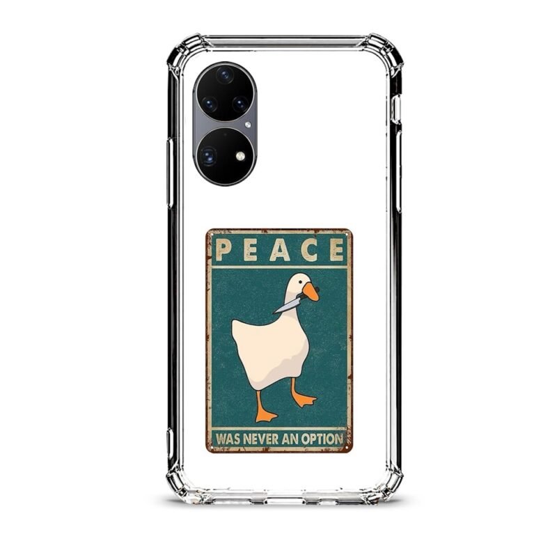 No piece duck θήκη διάφανη & σχέδιο  d1107 γιά Huawei P50 Pro