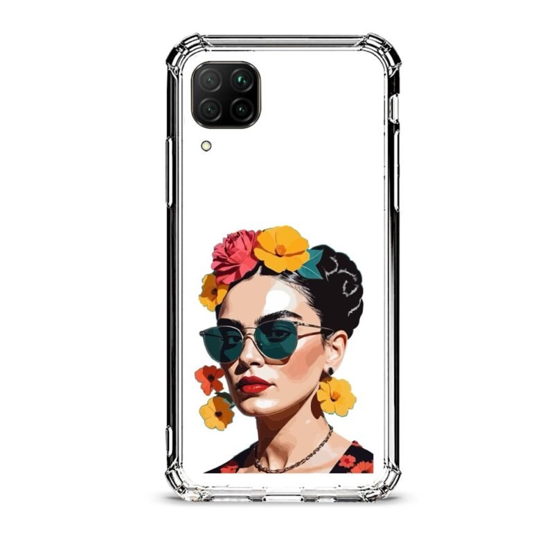 Flower woman θήκη διάφανη & σχέδιο  d1044 γιά Huawei P40 Lite