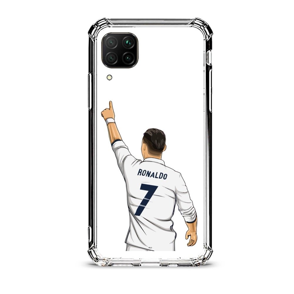 Ronaldo θήκη διάφανη & σχέδιο  d1047 γιά Huawei P40 Lite