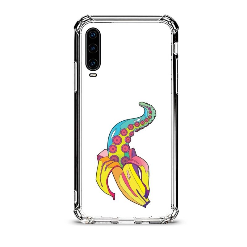 Weird banana θήκη διάφανη & σχέδιο  d1025 γιά Huawei P30