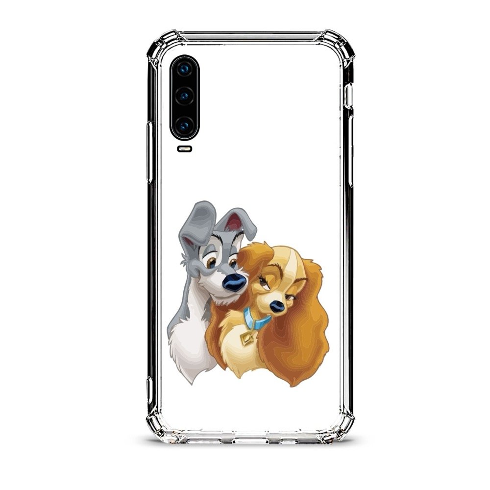 Playful dog θήκη διάφανη & σχέδιο d1034 γιά Huawei P30