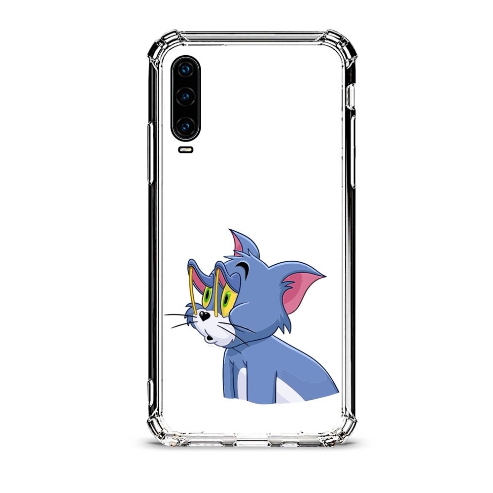 Sleepy Tom θήκη διάφανη & σχέδιο d1036 γιά Huawei P30