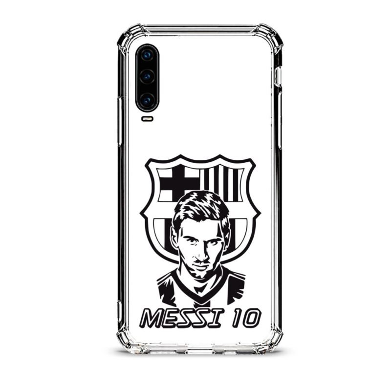 Messi Barcelona θήκη διάφανη & σχέδιο  d1043 γιά Huawei P30