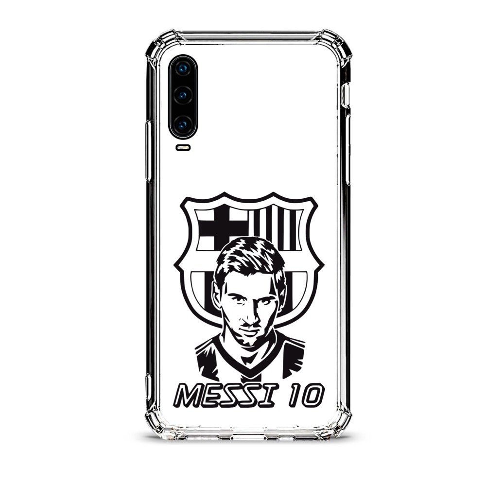 Messi Barcelona θήκη διάφανη & σχέδιο d1043 γιά Huawei P30