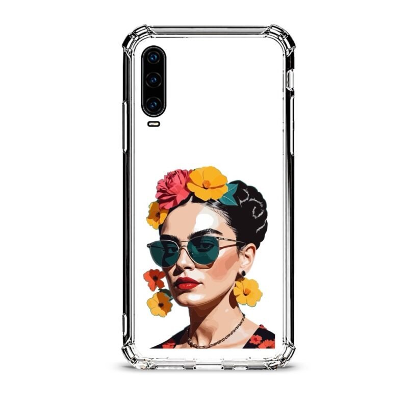 Flower woman θήκη διάφανη & σχέδιο  d1044 γιά Huawei P30