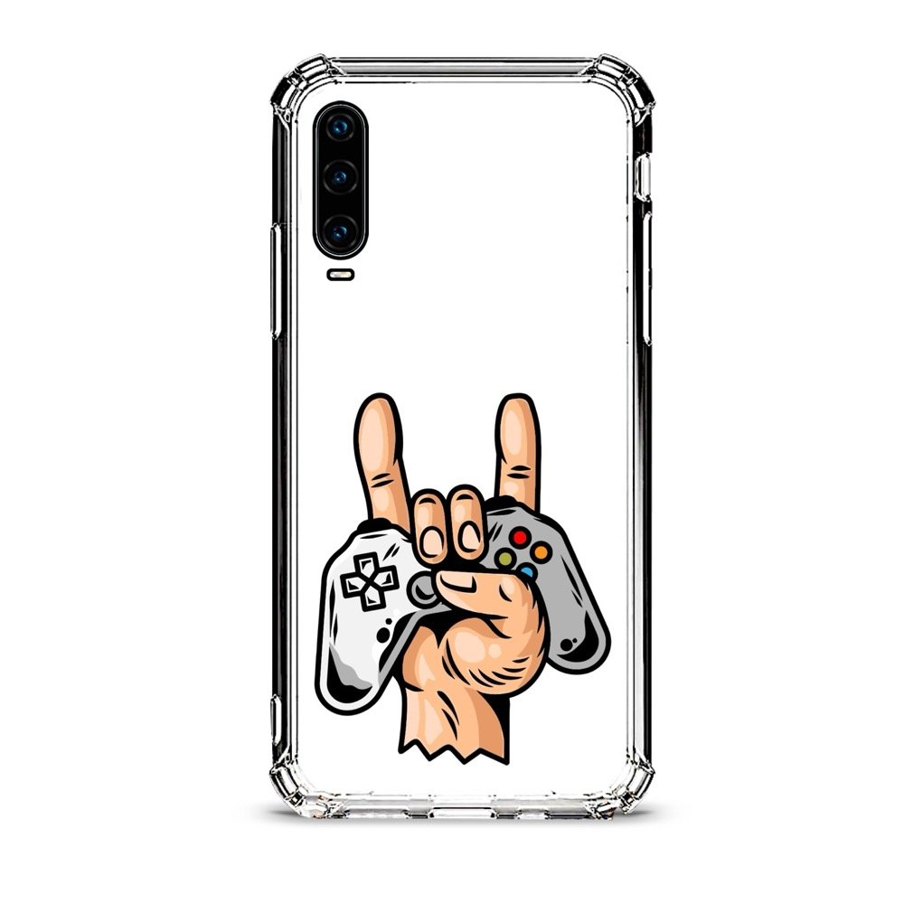Video game life θήκη διάφανη & σχέδιο d1052 γιά Huawei P30